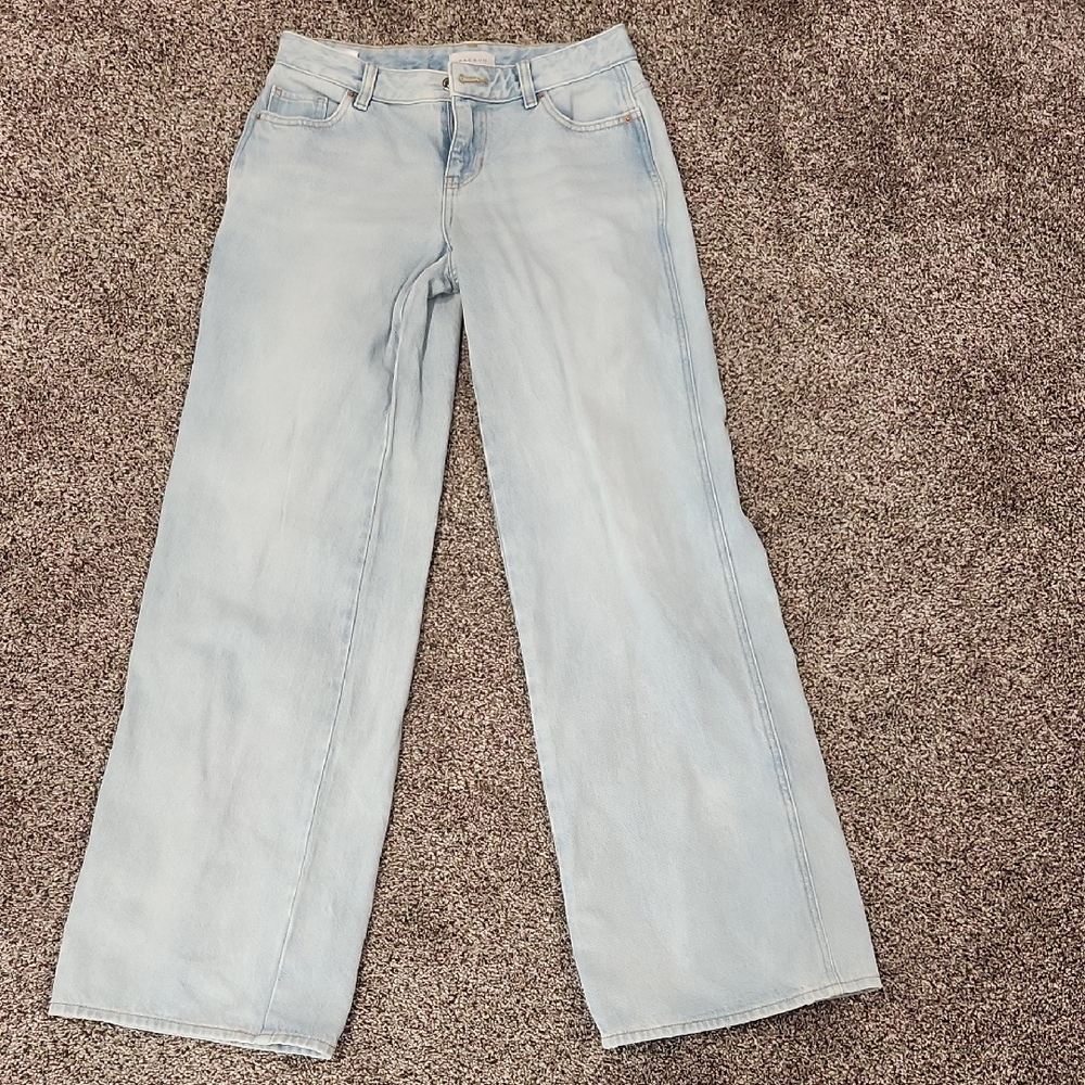 PacSun Sky Blue Wide Leg Jeans